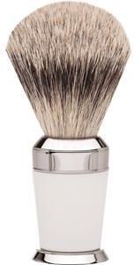 Becker Manicure Shaving Shop  Premium Paris pędzel do golenia Silvertip biały 1szt