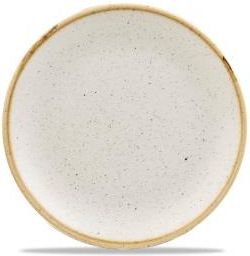 Churchill Biały Talerz Płaski Ręcznie Zdobiony 16,5 Cm Stonecast Barley White (293076)