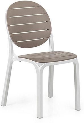 Nardi Krzesło Erica 236 Bianco-Tortora 86,0X54,5X50,5