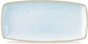 Churchill Porcelanowy Prostokątny Półmisek Ręcznie Zdobiony 29,5 Cmx15 Cm Stonecast Duck Egg Blue (305683)