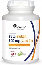 Zdjęcie Medicaline Aliness Beta Glukan Yestimun 1,3-1,6 β-D 500mg 100 kaps - Kraśnik