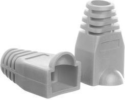 NETRACK osłonka na wtyk RJ45 8p szara (100 szt) (105-80)