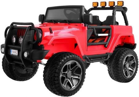 Super-Toys Dwuosobowe Auto Na Akumulator Jeep Monster Ofroad 4X4 1688