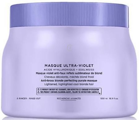 KERASTASE Blond Absolu Masque Ultra-Violet Maska do włosów rozjaśnionych i chłodnych blondów 500ml