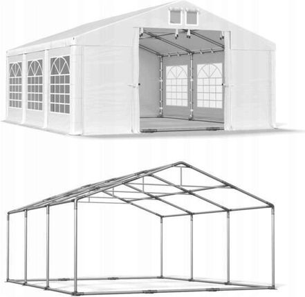Namiot Ogrodowy Wzmocnienie Dachu Pvc 560 5X6m Biały