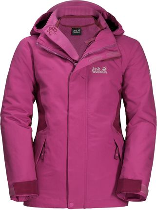 Kurtka G POLAR WOLF 3IN1 JKT fuchsia 116 Jack Wolfskin Ceny i