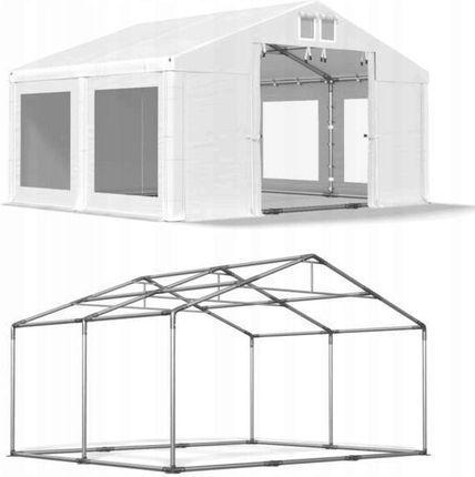 Namiot Ogrodowy Wzmocnienie Dachu Pvc 580 4X4m Biały