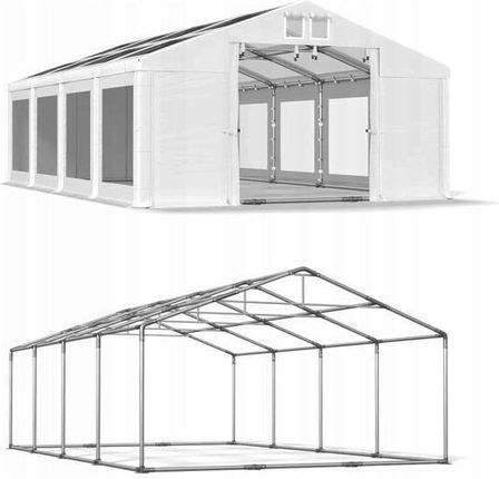 Namiot Ogrodowy Wzmocnienie Dachu Rzepy 5X8m Biały