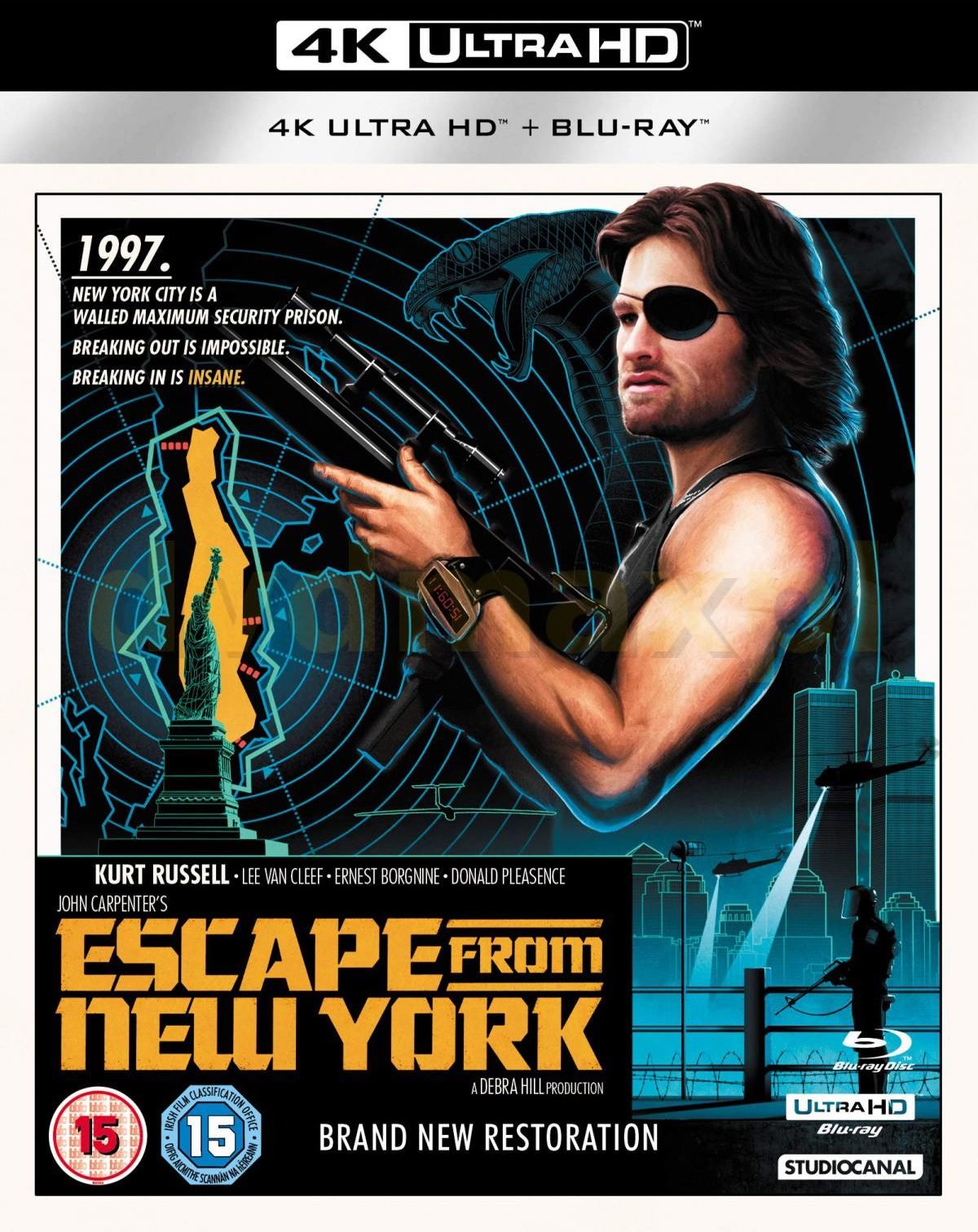 Film Blu-ray Escape From New York (Ucieczka Z Nowego Jorku) [Blu-Ray 4K ...