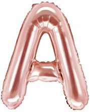 Zdjęcie Partydeco Balon Foliowy Litera A 14 Różowo-Złoty - Płock