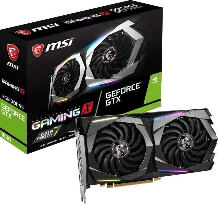 MSI GeForce GTX 1660 GAMING X 6GB OC (GEFORCEGTX1660GAMINGX6G