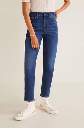 Mango Jeansy Newmom Ceny i opinie Ceneo.pl Mango Jeansy Newmom niebieski |