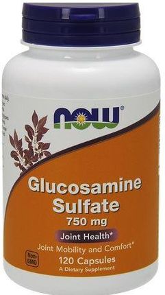 Now Foods Glukozamina Sulfate 750mg 120 Kaps
