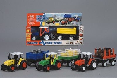 Dickie Traktor Z Dźwiękiem 26Cm Zielony 3473471