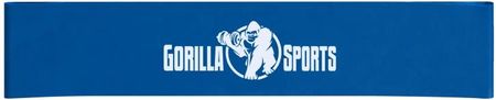 Gorilla Sports Taśma Oporowa Krótka Niebieska 500X50X0,8Mm