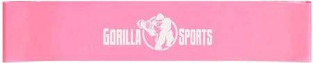 Gorilla Sports Taśma Oporowa Krótka Różowa 500 X 50 X 0,4Mm