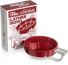 Zdjęcie Fine Kubek Do Golenia Lather Bowl Red/White - Dzierżoniów