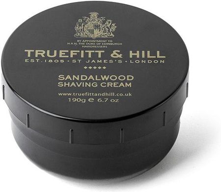 Truefitt Hill Krem Do Golenia Sandalwood Shaving Cream 190G