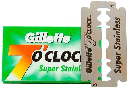 Gillette Żyletki 7 O Clock Super Stainless Double Edge Razor Blade 5Szt