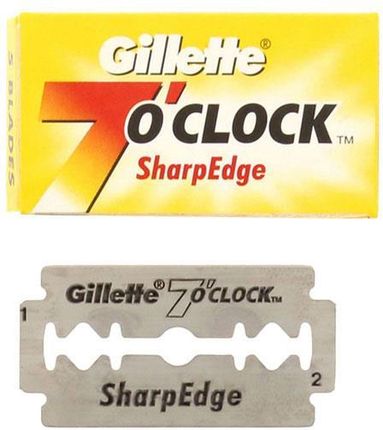 Gillette Żyletki 7 O Clock Sharp Edge Double Edge 5Szt.
