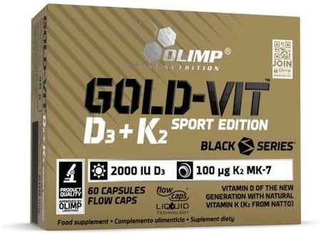 OLIMP Labs - Gold-Vit D3+K2 Sport Edition - Vitality, Health & Energy
