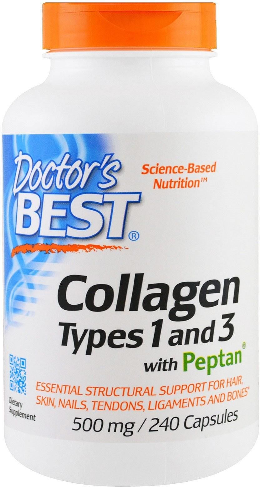 Doctor'S Best Kolagen Typu 1 and 3 500mg 240 Kaps Opinie i ceny na