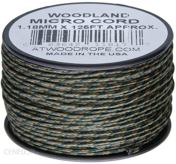 Paracord Micro Cord 1,18 Mm Woodland 38,1M Rg1257 - Ceny i opinie