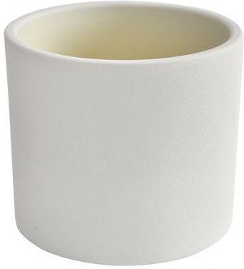 Osłonka WALEC ceramiczna biała 28 x 28 x 25.4 cm