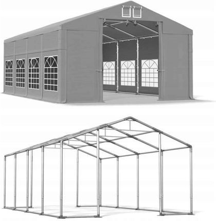 Namiot Ogrodowy Winter 4X8m 3m Imprezowy Handlowy