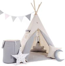 Sówka Design Namiot Tipi Z Okienkiem Kłapouchy Mały Zestaw - Domki i namioty dla dzieci