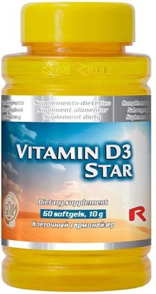 Starlife Vitamin D3 Star 60 kaps