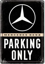 Pocztówka 14x10 Cm Mercedes-benz Parking Only - Gadżety i akcesoria do sportów motorowych
