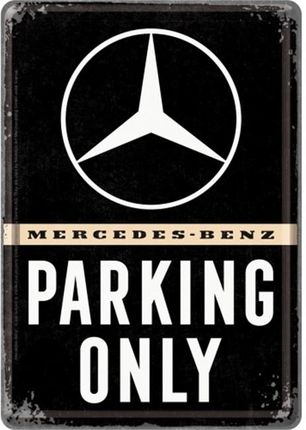 Pocztówka 14x10 Cm Mercedes-benz Parking Only