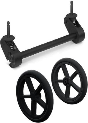 Cybex Adapter Kół Przednich Priam 2.0 Front Wheel + Koła Tylnie Trekking Black Matt