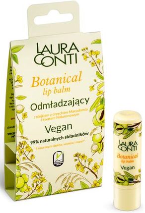 Laura Conti Wegański balsam do ust odmładzający Olej macadamia