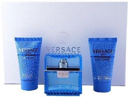 Versace Eau Fraiche Man woda toaletowa 50ml + żel pod prysznic 50ml + balsam po goleniu 50ml