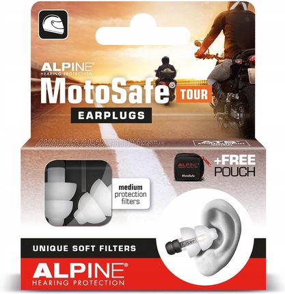 Zatyczki, stopery do uszu Alpine MotoSafe Tour