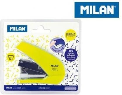 Zszywacz 9cm Energy Saving żółty MILAN