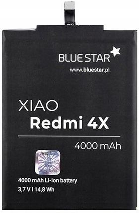 Xiaomi Redmi 4X Bateria Li-ion 4000MAH Blue Star