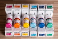 Farba do Skór Syntetyków Tarrago 25ml 459 błękit