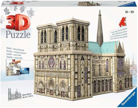 Ravensburger Puzzle 3D Katedra Notre Dame 324El. 125234