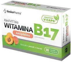 Preparat medycyny naturalnej XeniVIT bio Witamina B17 Amigdalina 30 kaps. roślinnych  - zdjęcie 1