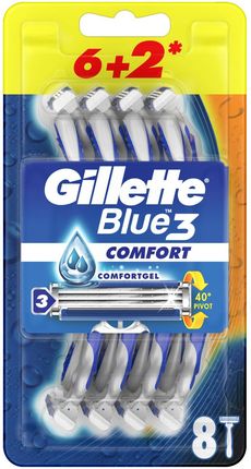 Gillette Blue 3 Plus Comfort maszynki jednorazowe 8 sztuk