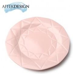 Affek Design Talerz Obiadowy Różowy Adel (Htpr2180)