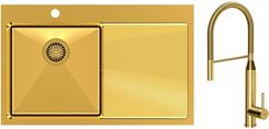 Quadron Russel 111 Złoty Z Baterią Marylin Złota Hb7912Pvdbsg1+Bw6022Pvdbsg1