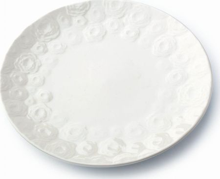 Affek Design Komplet Y Deserowych Porcelanowych Rosa Biały 21Cm (2 El.)