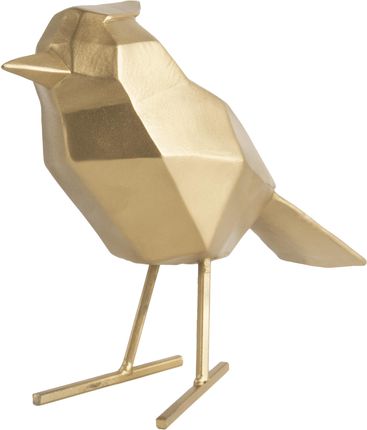 Present Time Figurka Bird Large Polyresin Gold (Pt3336Gd)
