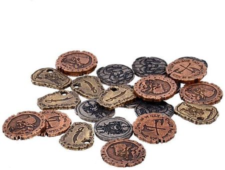 Drawlab Entertainment Metalowe monety - Goblińskie (zestaw 24 monet)