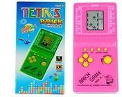 Lean Toys Gra Elektroniczna Tetris Kieszonkowa Różowa  