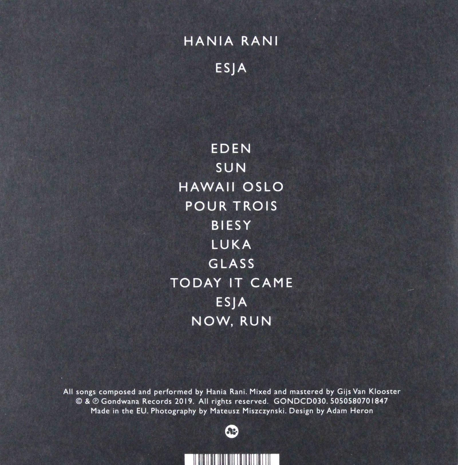 Płyta kompaktowa Hania Rani: Esja [CD] - Ceny i opinie - Ceneo.pl